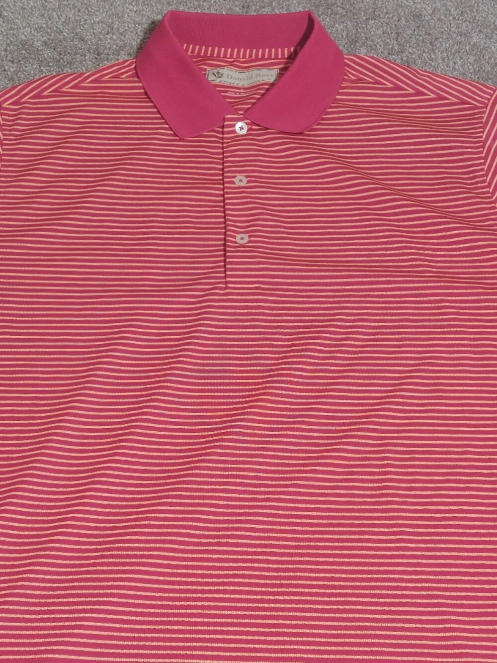 Donald Ross golf polo short sleeve French Lick Springs Hotel Embroidered Size L